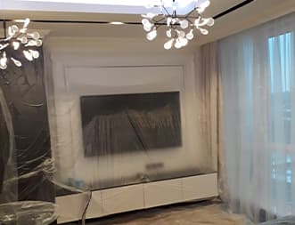 Финишная отделка потолков, полов, стен и установка оборудования - пример 5 Финишная отделка потолков, полов, стен и установка оборудования - пример 5