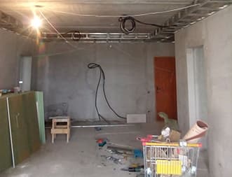 Работа с гипсокартоном, шпатлевание стен. Работа с плиткой. Наливной пол - пример 3 Работа с гипсокартоном, шпатлевание стен. Работа с плиткой. Наливной пол - пример 3