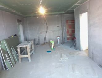 Работа с гипсокартоном, шпатлевание стен. Работа с плиткой. Наливной пол - пример 5 Работа с гипсокартоном, шпатлевание стен. Работа с плиткой. Наливной пол - пример 5