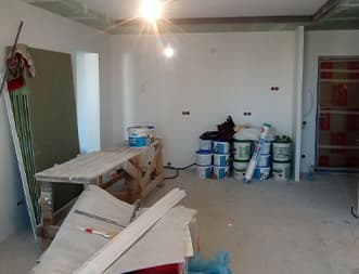 Работа с гипсокартоном, шпатлевание стен. Работа с плиткой. Наливной пол - пример 7 Работа с гипсокартоном, шпатлевание стен. Работа с плиткой. Наливной пол - пример 7