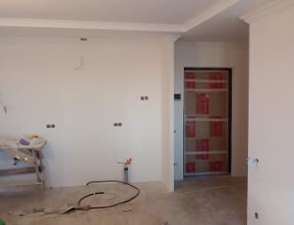 Работа с гипсокартоном, шпатлевание стен. Работа с плиткой. Наливной пол - пример 8 Работа с гипсокартоном, шпатлевание стен. Работа с плиткой. Наливной пол - пример 8