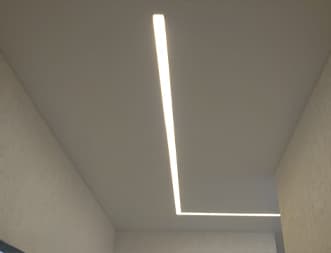 Монтаж натяжных потолков - пример 3 Монтаж натяжных потолков - пример 3