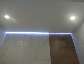 Монтаж натяжных потолков - пример 4 Монтаж натяжных потолков - пример 4