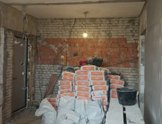 Возведение стен, выравнивание стен - пример 5 Возведение стен, выравнивание стен - пример 5