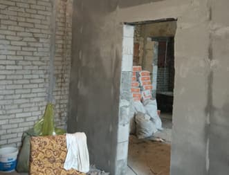 Возведение стен, выравнивание стен - пример 6 Возведение стен, выравнивание стен - пример 6