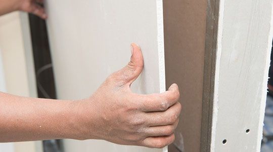 Устройство стен из гипсокартона