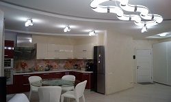 Отделка кухни в квартире-студии